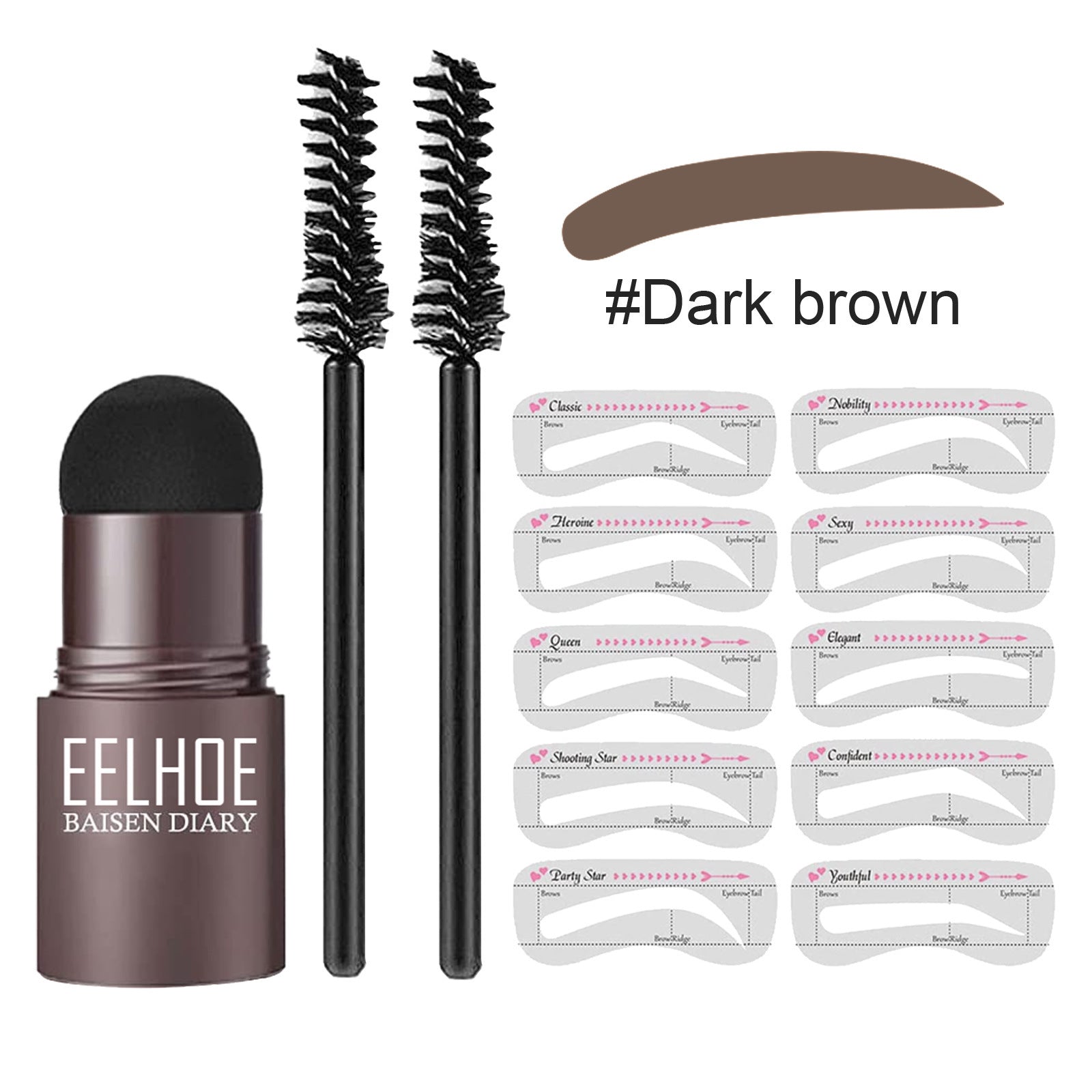 Eyebrow Mold Set Makeup Powder Eyebrow Mold Set Makeup Powder